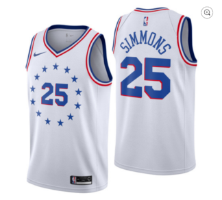 Philadelphia 76ers [Earned Edition] Jersey – Ben Simmons – ThanoSport