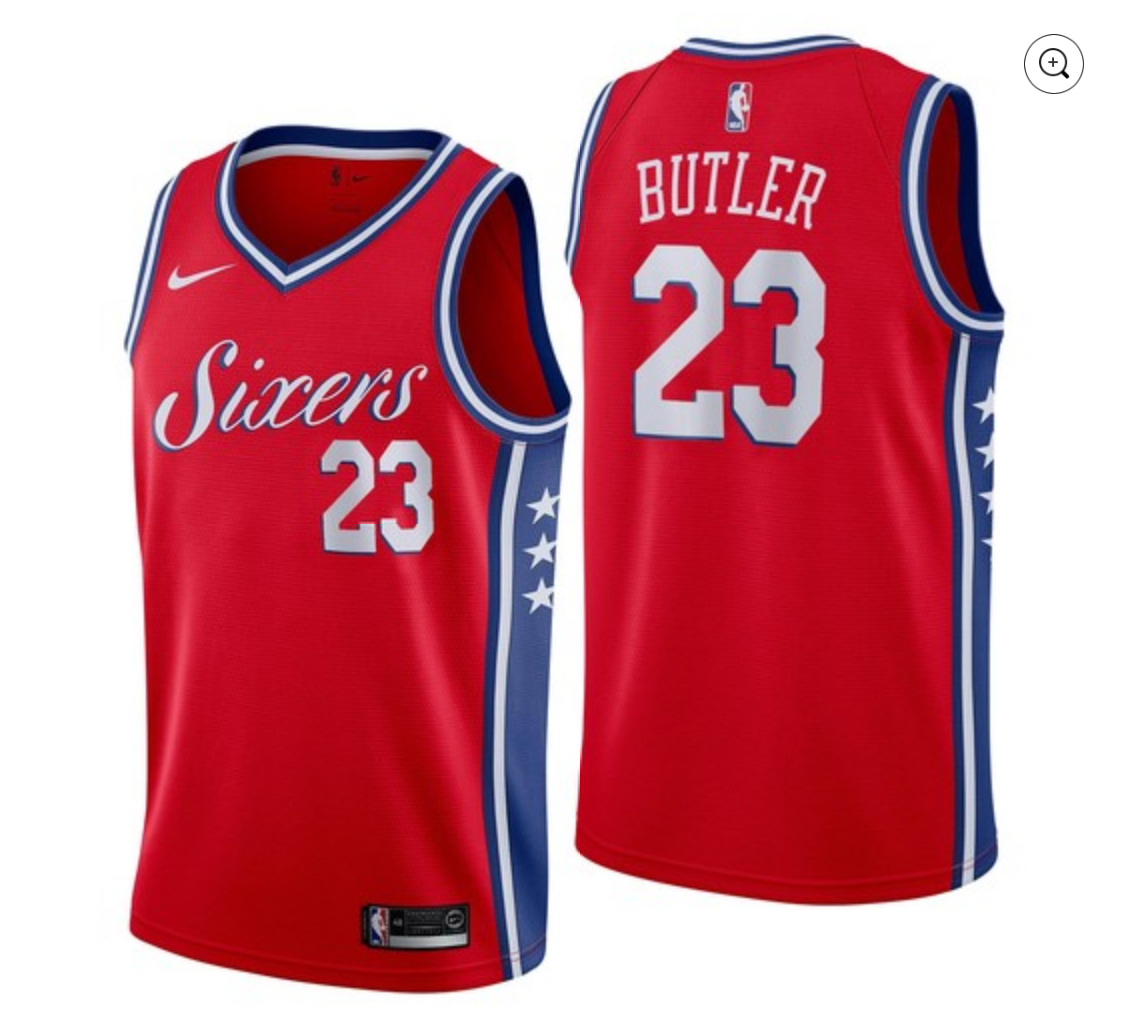 sixers jimmy butler jersey