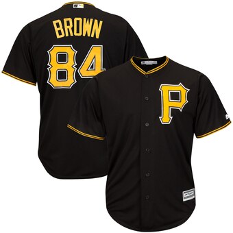 Antonio Brown Pittsburgh Pirates Majestic x MLB Crossover Cool Base Player  Jersey – Black – ThanoSport
