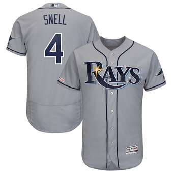 Blake Snell Tampa Bay Rays Majestic Road Authentic Collection Flex Base  Player Jersey – Gray – ThanoSport