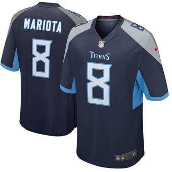 Marcus Mariota Tennessee Titans Nike New 2018 Game Jersey – Navy