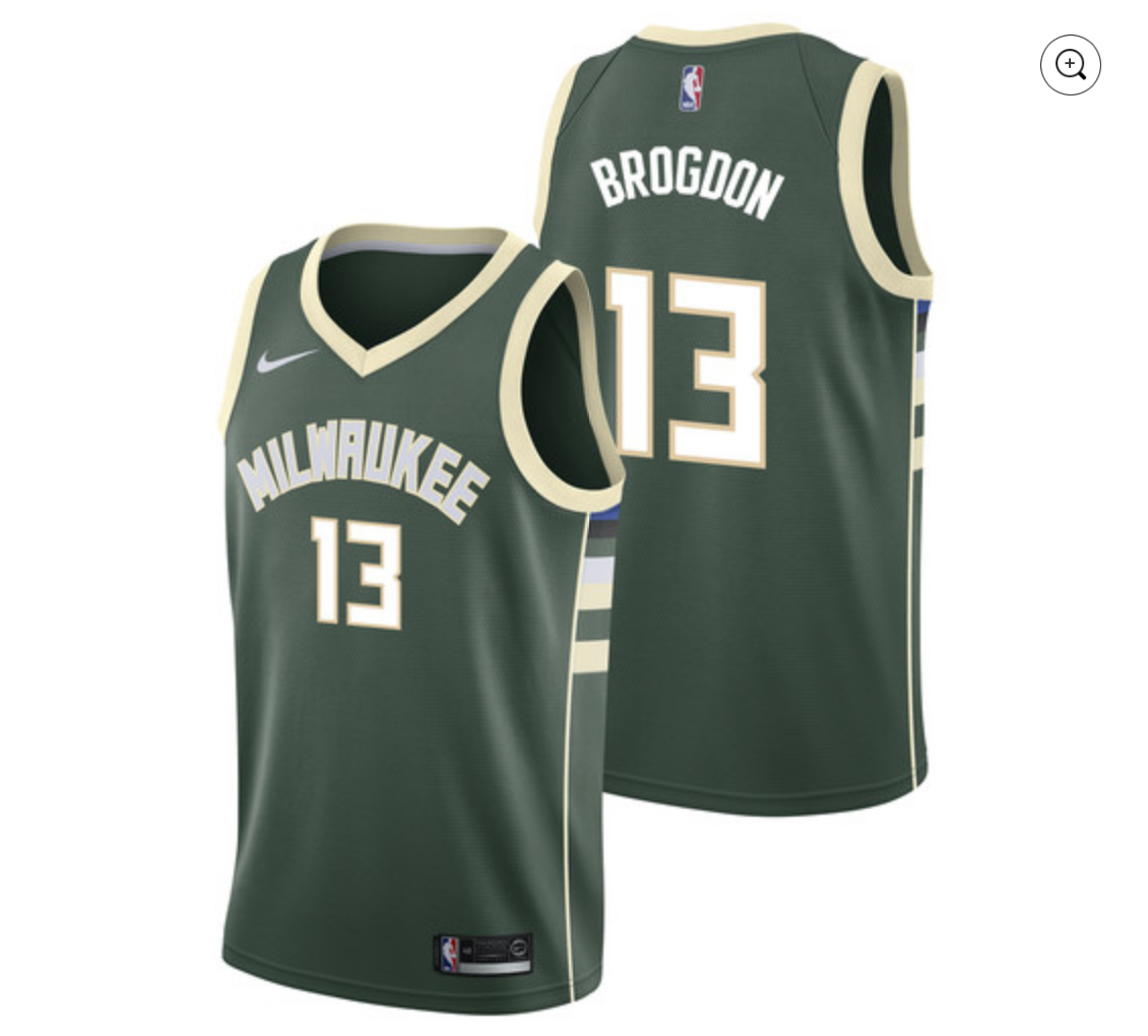 Milwaukee Bucks [Association Edition]Jersey – Malcolm Brogdon – ThanoSport