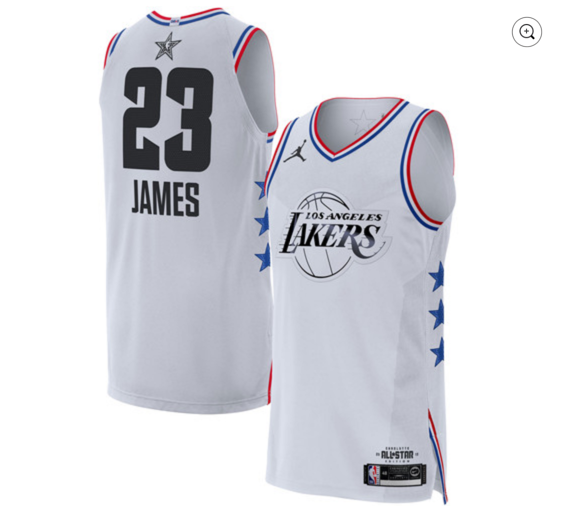 lebron james 2019 all star jersey