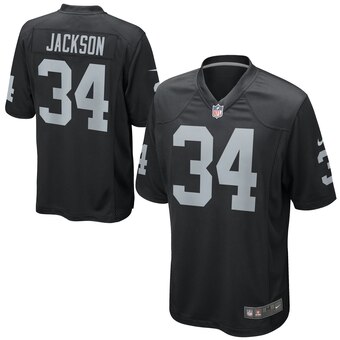 goud Snelkoppelingen Oceaan Oakland Raiders Nike Bo Jackson Retired Player Game Jersey – Black –  ThanoSport