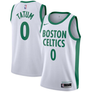 Tatum Boston Celtics Nike 2020 21 Swingman Player Jersey White – City Edition